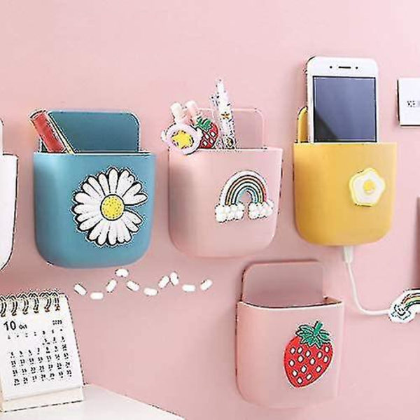 6-piece Remote Control Holderemote Control Holder Wall Self-adhesive