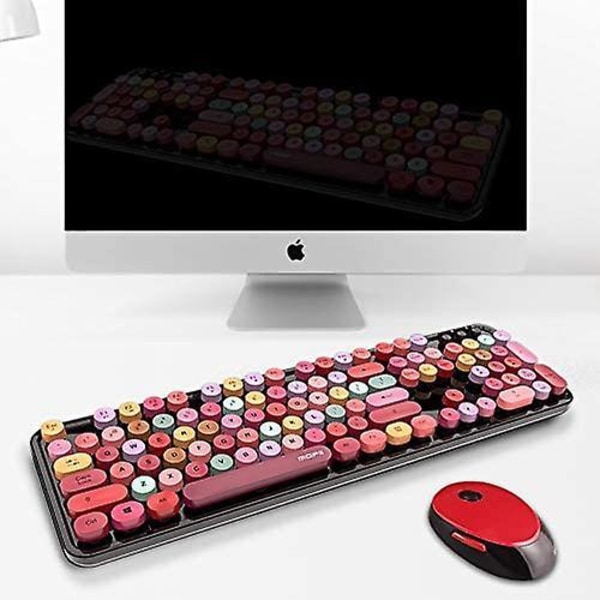 104-key Wireless Bluetooth Keyboard, 2.4ghz Non-drop Connection Design, Compatible With Pc, Computer, Laptop, Suitable For Most Systems