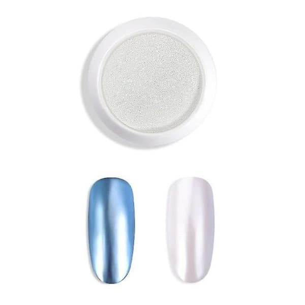 Chrome Pearl Shell Powder - Neglekunst Glitter til Manicure Color 6