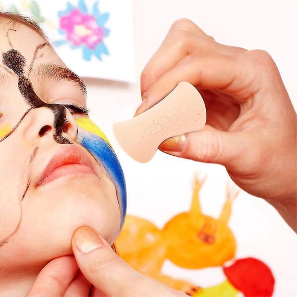12 Packs Face Paint Sponge Set Make-up Sponge Round Sponge Puff