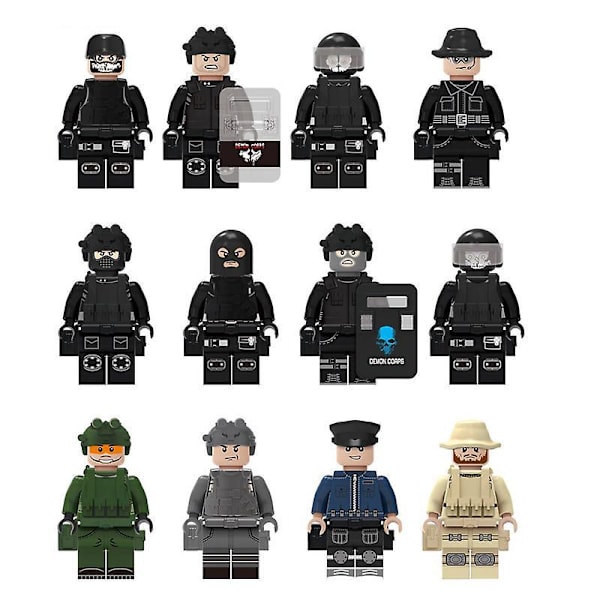 Special Politi Minifigur Byggeklods Dukke