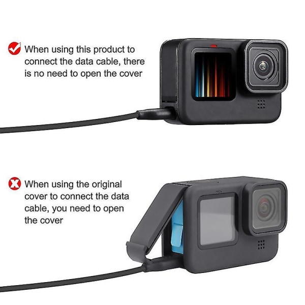 Detachable Camera Battery Lid Battery Side Cover Compatible For Gopro Hero9