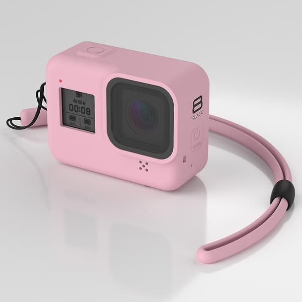 Silicone Full Cover Action Camera Protective Case Kit For Gopro Hero 8 Black Black