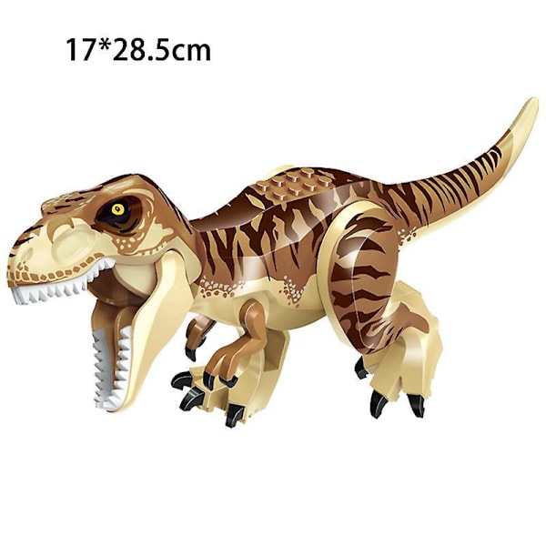 Jurassic Dinosaur World Series Building Blocks Triceratops  Big Figures|blocks Tyrannosaurus rex