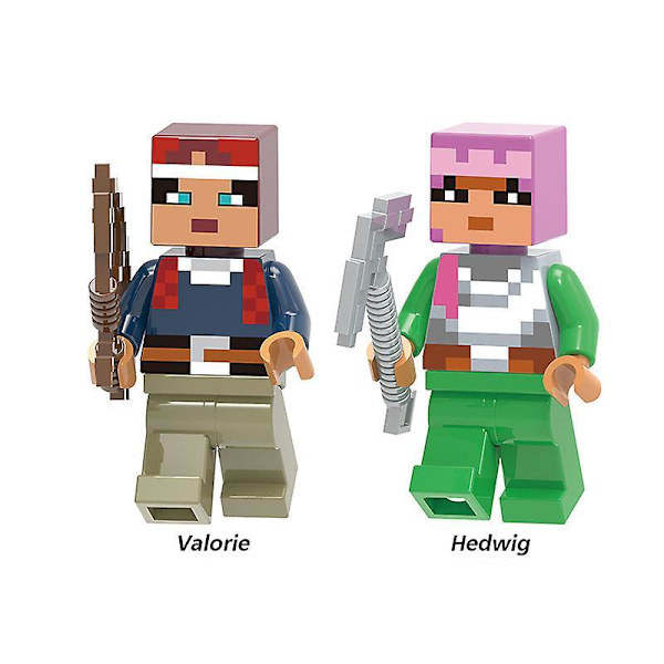 8 stk. Figursæt Actionfigur Minifigurer Børnelegetøj Fødselsdagsfestgaver Samling Og Display Legetøj Til Voksne Og Børn Drenge Pige