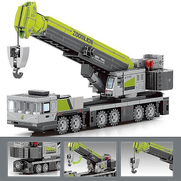 Sembo Gravemaskine Lastbil Mixer Kran Bulldozer Byggeklodser By Ingeniørkøretøjer Klodser Legetøj Gaver Til Børn Drenge By Mixer Lastbil