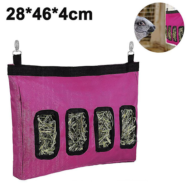 Høstation til kaniner Høfoderdispenser til kaniner 28*46*4cm Red