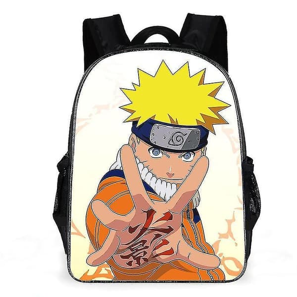 Naruto Skoletaske Sort F