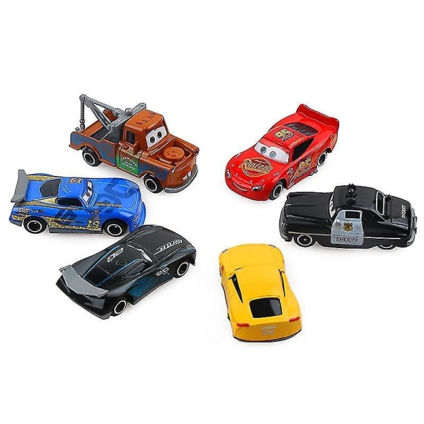 Set Disney Pixar Car 3 Lightning Mcqueen Jackson Storm Mack Uncle Truck 1:55 Diecast Metal Car Model Toy Boy Christmas Gift