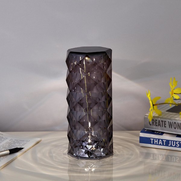 Acrylic  Table Lamp Led Atmosphere Lamp Gray Remote 16 Colors