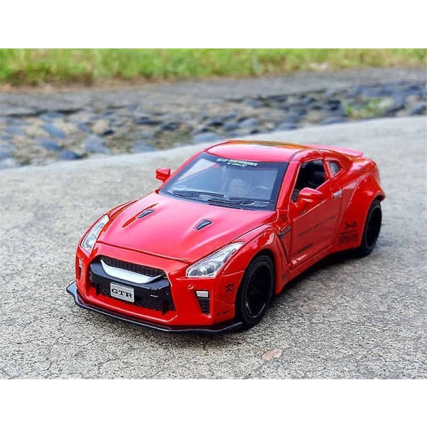 1:32 Toy Car Nissan Gtr Metal Toy Race Alloy Car Diecasts & Toy V Red