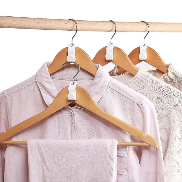 50pcs Clothes Hanger Connector Hooks, Hanger Extender Clips, Household Strong Load-bearing Closet Hook