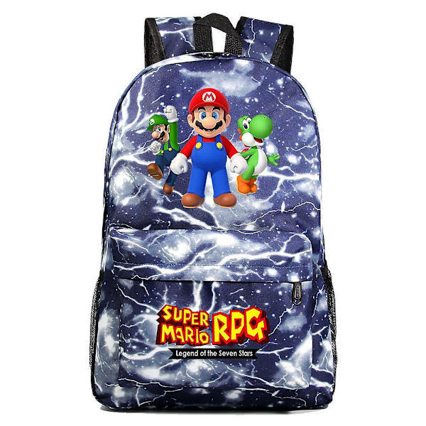 Super Mario Star Junior Skolesekk Color-16