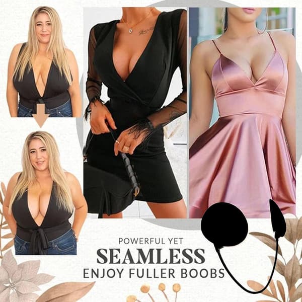 Womens Deep Push-up Frontless Bra Kit Frontless Backless Strapless Hidden Bra Color 2