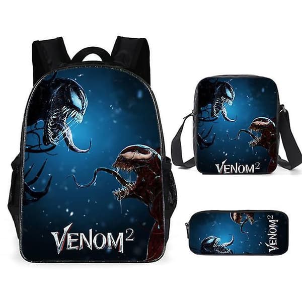 Venom Rygsække til Drenge og Piger, Skole Tasker, Rejsetasker, Computertasker
