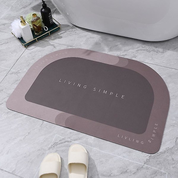 Erittäin Imukykyinen Kylpymatto Nopeasti Kuivuva Kylpyhuoneen Matto Liukumaton Eteisen Ovimatto Nappa Nahka Lattiamatot WC-Matto Kodin Sisustus 02 Red 50x80cm