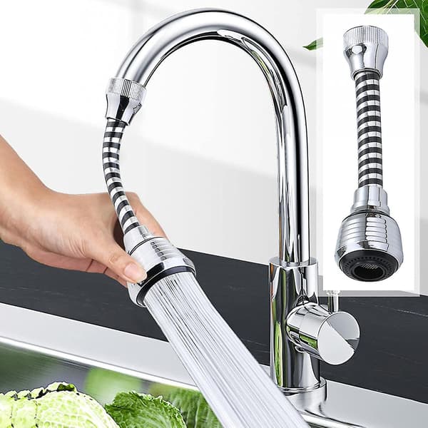 360 Degree Flexible Kitchen Faucet Sprayer, Faucet Nozzle, Kitchen
