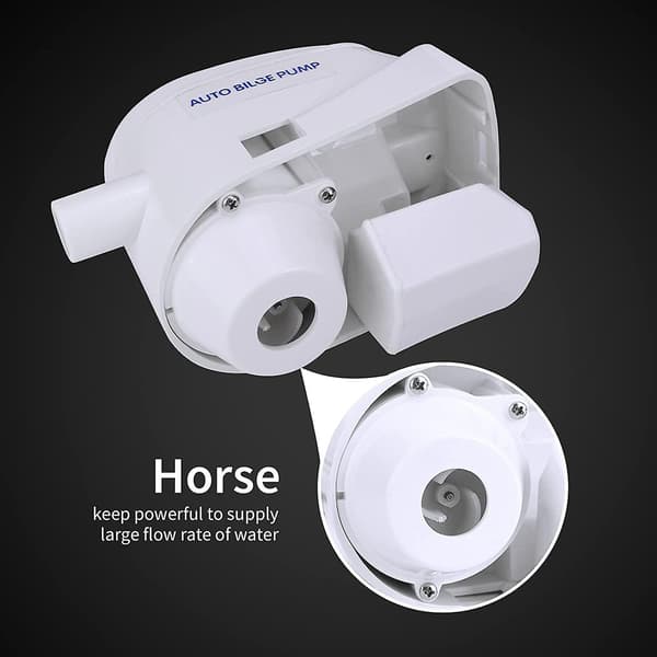 Marine All-in-one Automatic Submersible Bilge Pump 750gph