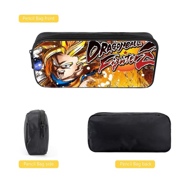 Dragon Ball Elementary School Theme Skolesekk 3-delt Sett Dataveske Messenger Bag Penal