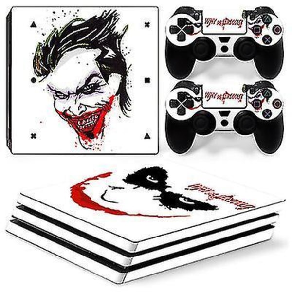 Ps4 Pro Console And Controllers Skin Sticker - Joker