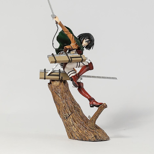 Attack On Titan Mikasa Levi Ackerman Renewal Package Ver. Collection Figure Figurine Model Statue 25cm no box