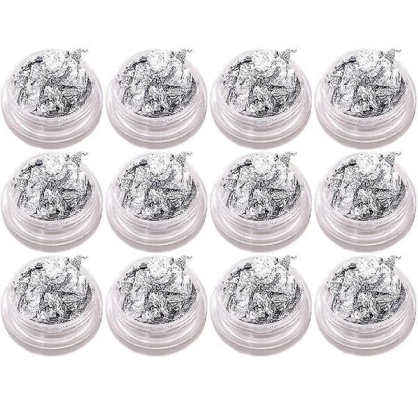 Foil Nail Sets Accessories, Nail Sequins, Flakes And Mirror Effects | Gold And Silver