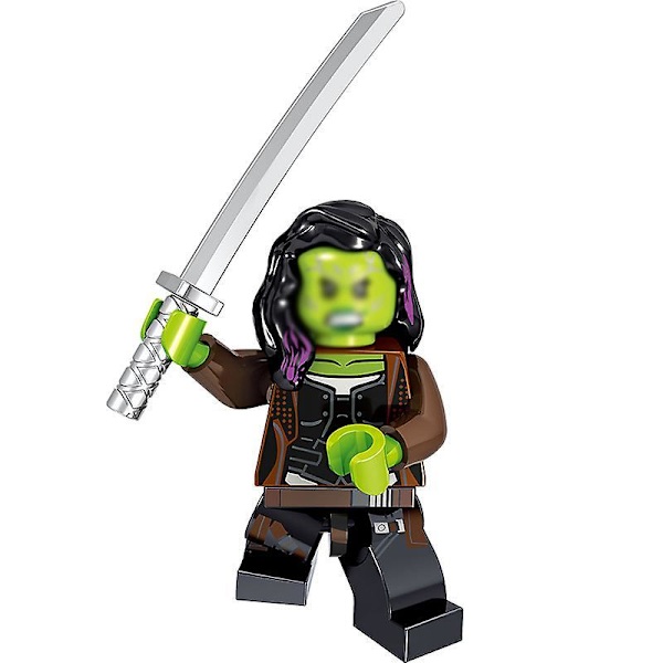 16 stk. Superhelte Serie Puslespil Samlede Byggeklodser Minifigur Legetøj