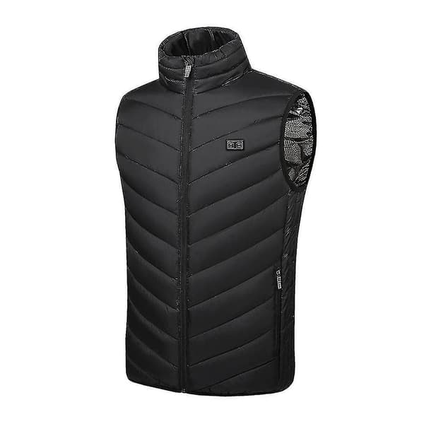 Upgraded 13 Zones Men Heated Vest Usb Charging Heating Coat Smart Heating Sleeveless Jackets M