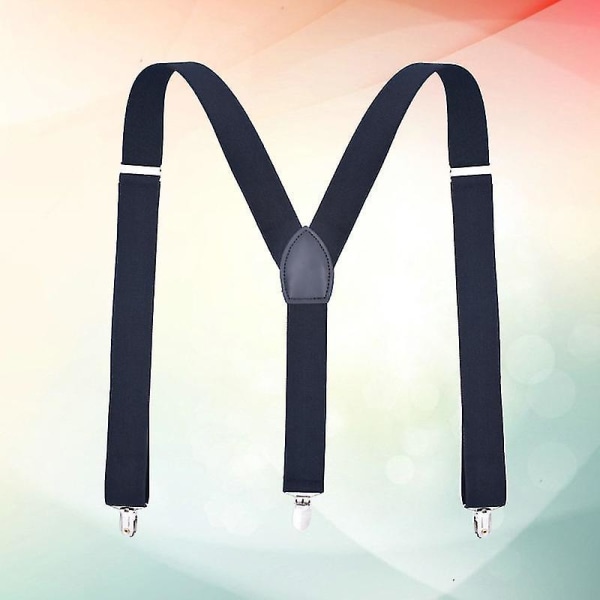Justerbare Elastiske Y-rygg Selvsittere Dekorative Klips Selvsittere Elastiske X-rygg Bukseseler Selvsitter Buksebelte For Mann Kvinne 3.5cm