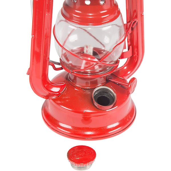 Small Hurricane Lantern (red, 8-inch) 130 One Size