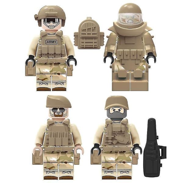 Navy Seals 12 Military Series Building Blocks With Weapons Boy Building Blocks