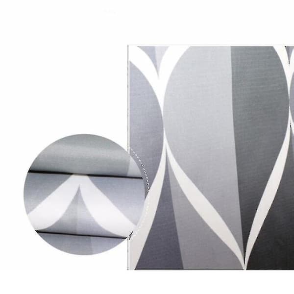 Simple Waterproof Shower Curtain Thickened Polyester Bathroom Curtains Bathroom Decoration (120x180cm)