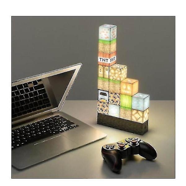 16pcs Building Block Light Desk Lamp Splicing Light Stitching Lamp Diy