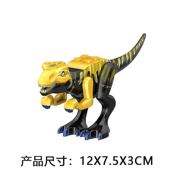 8 stk. Dinosaur Samle Byggeklodser