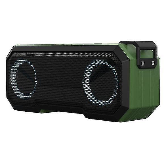 Vandtæt Bluetooth-højttaler, Bluetooth 5.0, med LED-lys, større lydstyrke og forbedret B