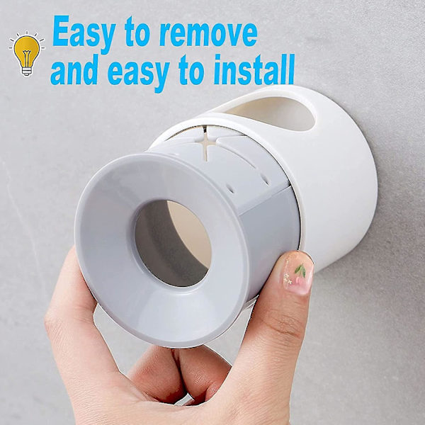 2pcs Electric Toothbrush Holder For Bathroom, Wall Mounted For Space Saving, Bathroom Storage Caddy