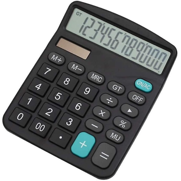 Basic Calculators Desktop Solar Battery Dual Power Dedicated Financial