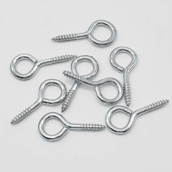 Eye Screw, 20pcs Self-tapping Ring Screw 60 Mm/2.36 Inch Hooks Bolt For Hanging Small Item