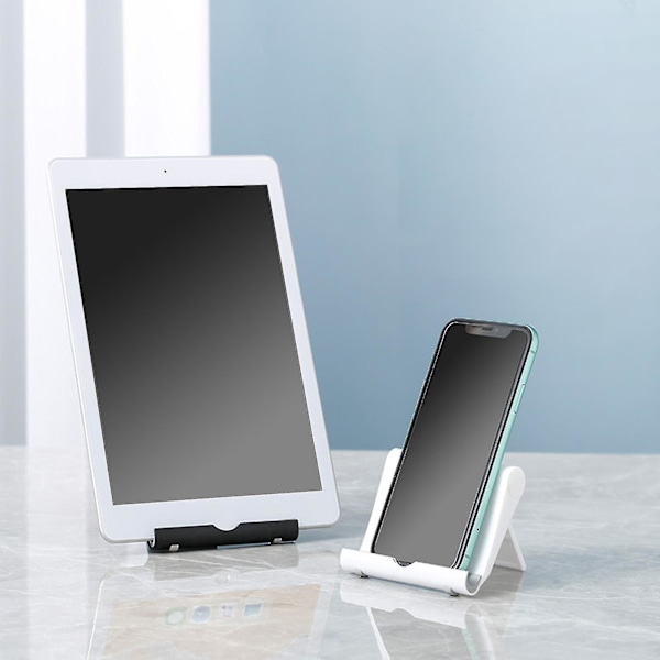 Convenient Phone Holder Easy Use Pp Universal Adjustable Angle Phone Stand For Daily Use White