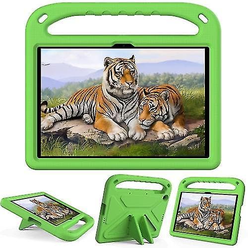 For Huawei Enjoy Tablet 2 / Matepad T10 / T10s Portable Handle Eva Shockproof Anti Falling Protective Case With Triangle Holder Green