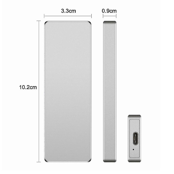 Mini Ssd Mobile Solid State Drive, External Hard Drive Usb3.0 Type C
