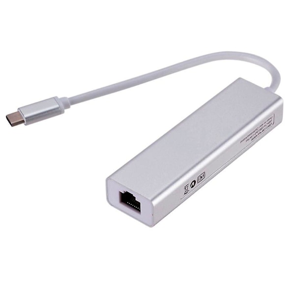 Type C Han til Ethernet Hun + 3 X Usb 3.0 / 3.1 Hun