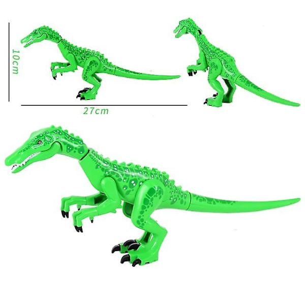 Brutal Raptor Building Jurassic Blocks World Mini Dinosaur Figures Bricks Dino Toys For Children Dinosaurios P