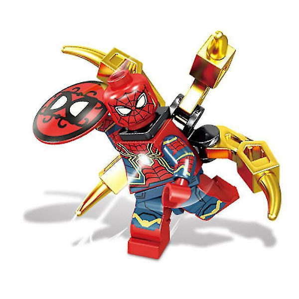 16pcs Avengers Building Blocks Dolls Superhero Building Blocks Minifigures Assembled Building Blocks Toys