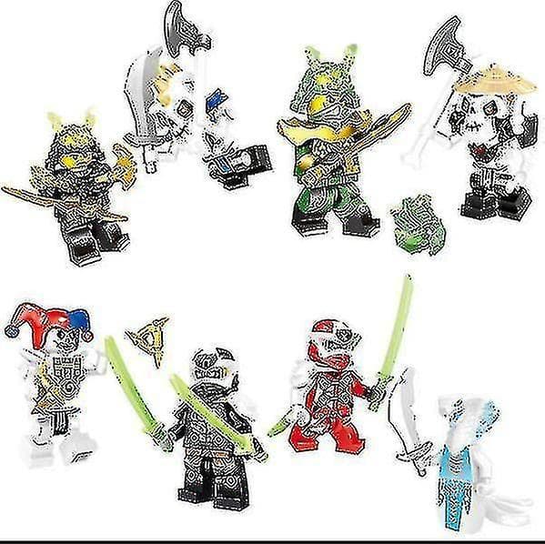 32 Pcs Ninjago Mini Figures Kai Jay Sensei Wu Master Building Blocks Toys