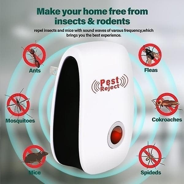 Ultrasonic Electronic Indoor Anti Mosquito Rat Mice Insects Pest Bug Control Repeller US Plug