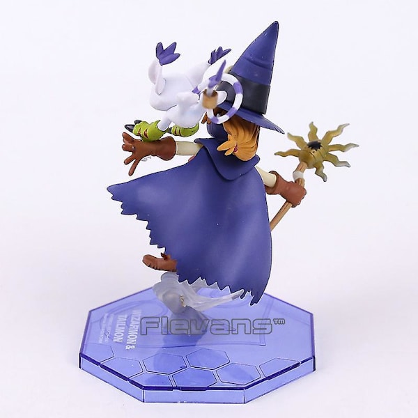 Digimon Adventure Digital Monster Wizarmon &amp; Tailmon Pvc Figure Collectible Model Toy 15cm box