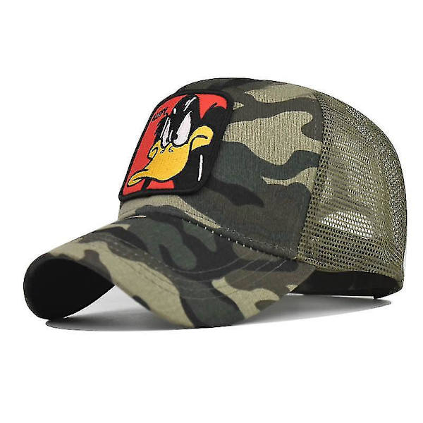Disney Anime Figurer Daffy Duck Baseball Kasket Broderet Bomuld Tegneserie Dyr Fire Sæsoner Mesh Hat Fødselsdagsgaver 11