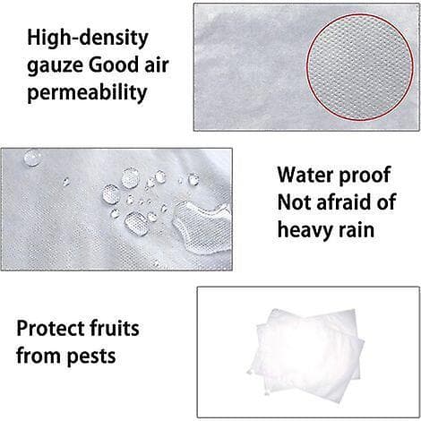 100pcs Drawstring Style Grape Protect Bag Fruit Protection Bags Mesh Bag Against Insects Pouch