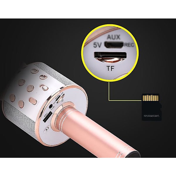 2022 New Children's Bluetooth Wireless Microphone black